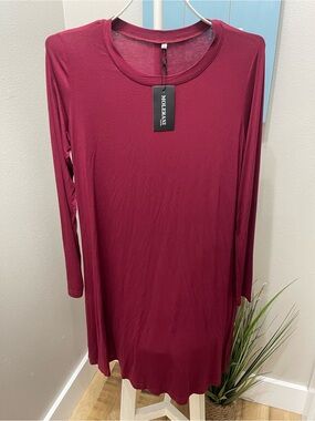 Molerani Long Sleeve Tunic Dress